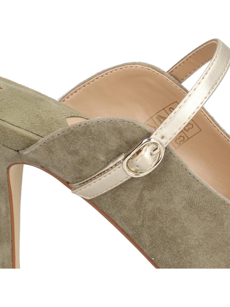 Veloursleder Pantoffel