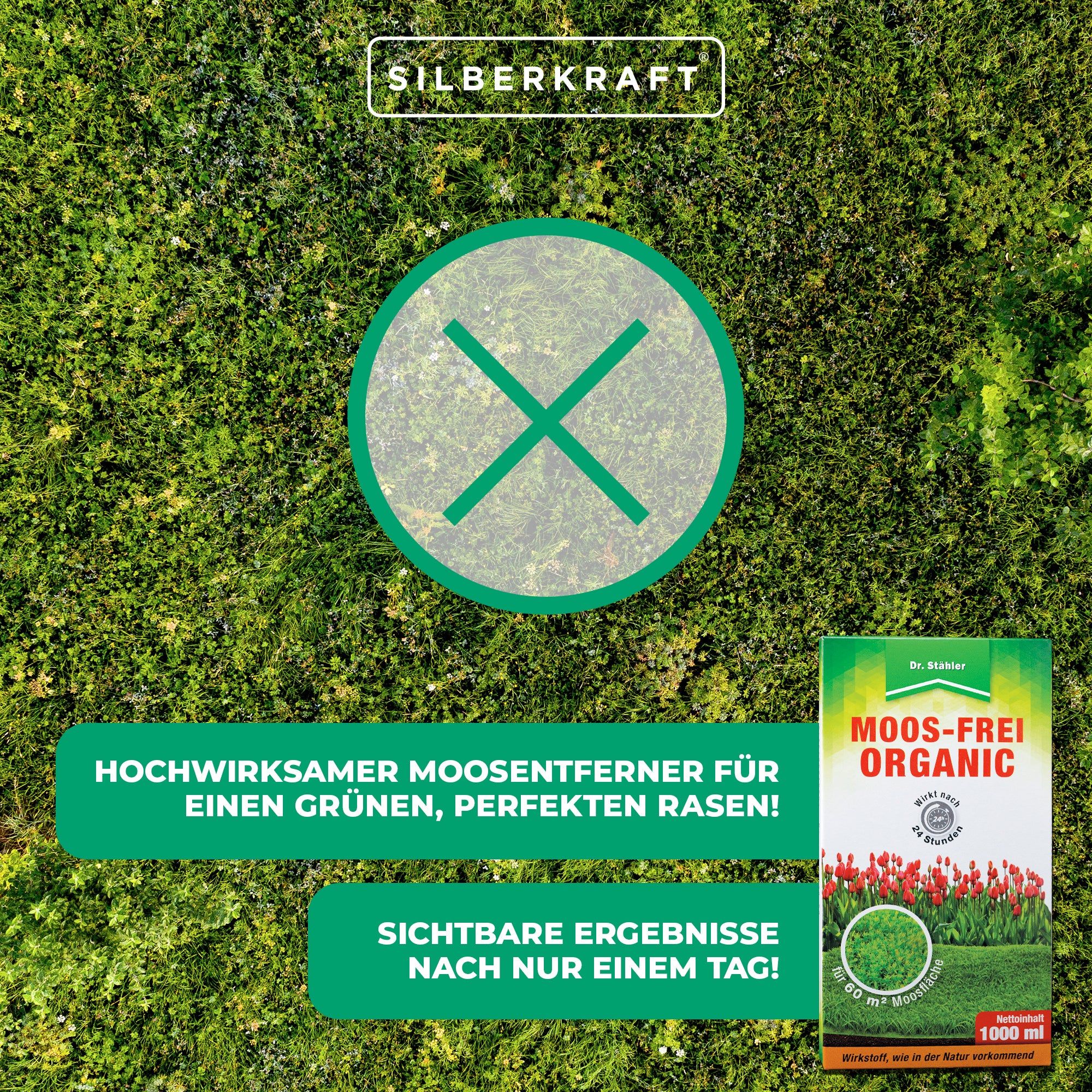 SILBERKRAFT Moos-Frei Organic