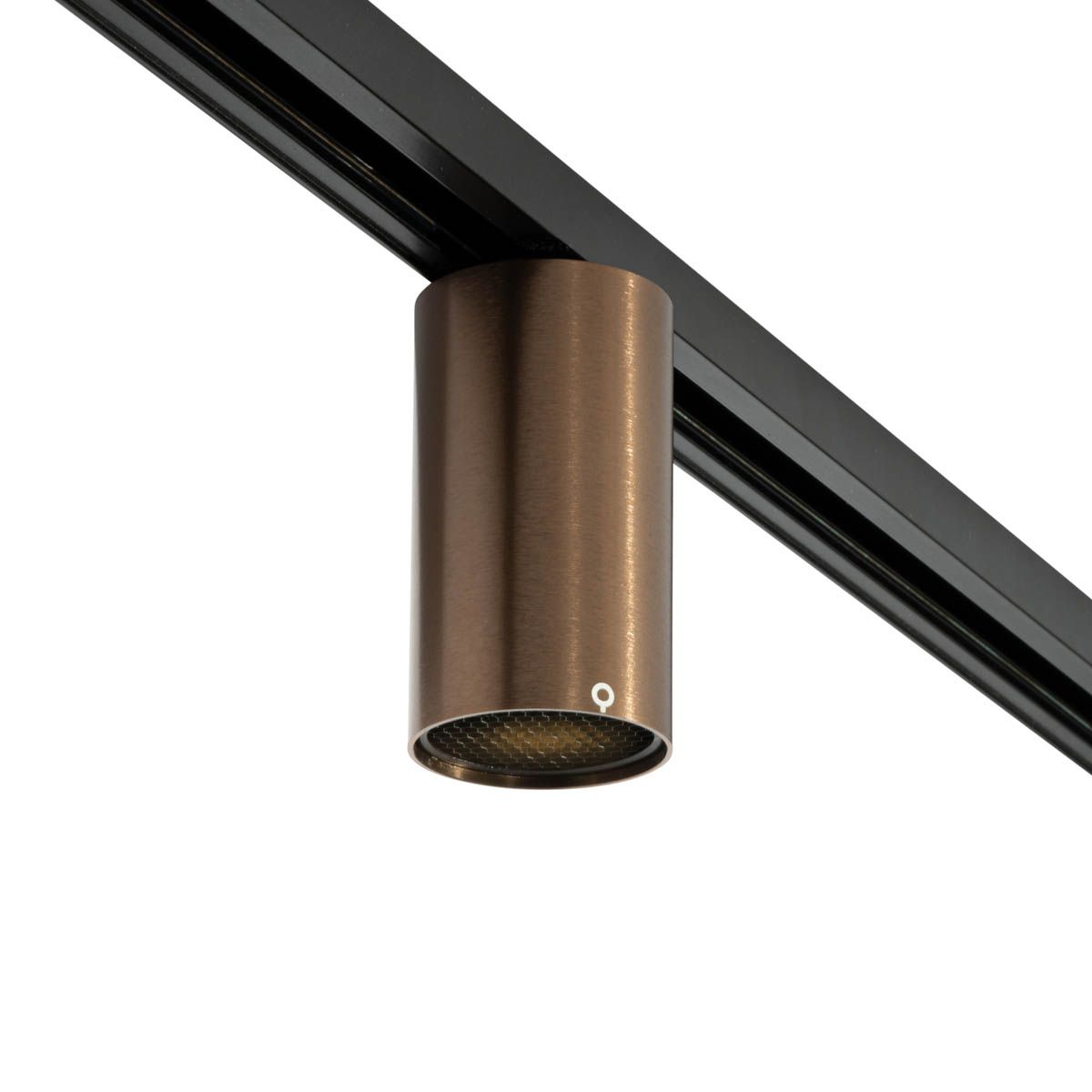 Moderne spot donker brons voor railsysteem 1-fase GU10 35mm - Iconic Ruby Honey
