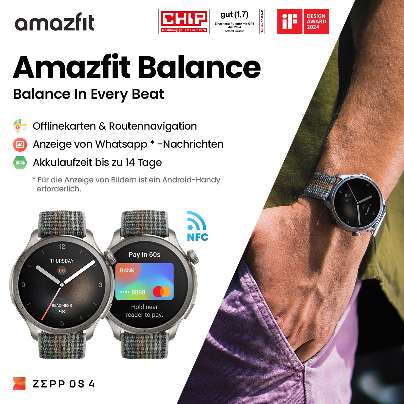 Amazfit Balance Smartwatch