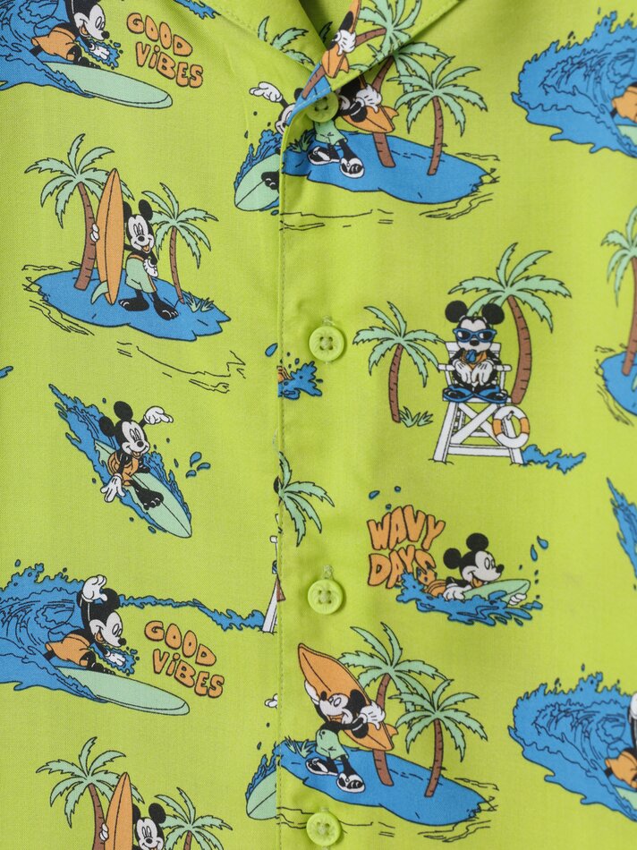 Camiseta com estampa do Mickey Mouse ©DS - Verde