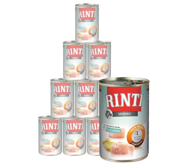 Rinti Sensible Nassfutter für Hunde, 12 x 400