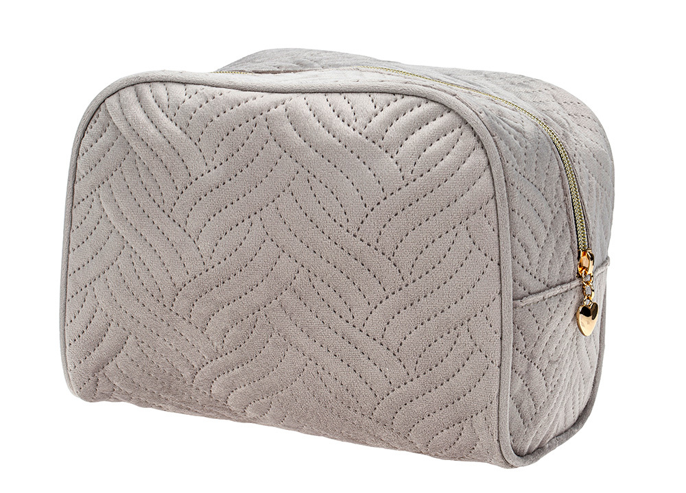 Bloom Toalettmappe Stor Grey Velvet