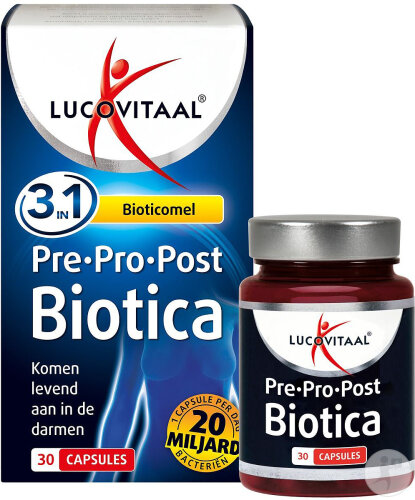 Lucovitaal 3en1 Pre Pro Post Biotiques Complément Alimentaire 30 Capsules