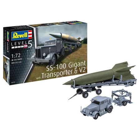 Revell SS-100 Gigant with Transporter & V2