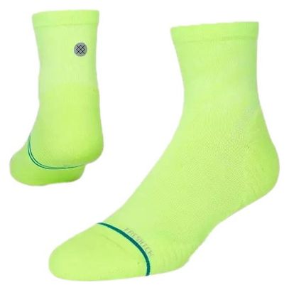 Chaussettes Stance Performance Run Light Quarter Jaune