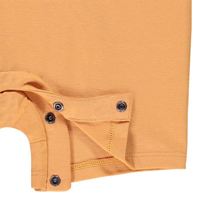 Combinaison courte avec poche fantaisie pour bébé garçon - Ecru