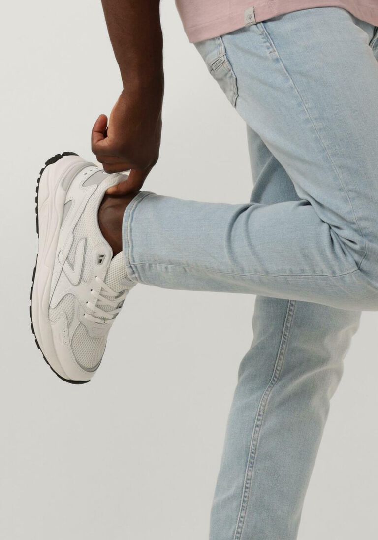 HUB witte hub lage sneakers grid-m
