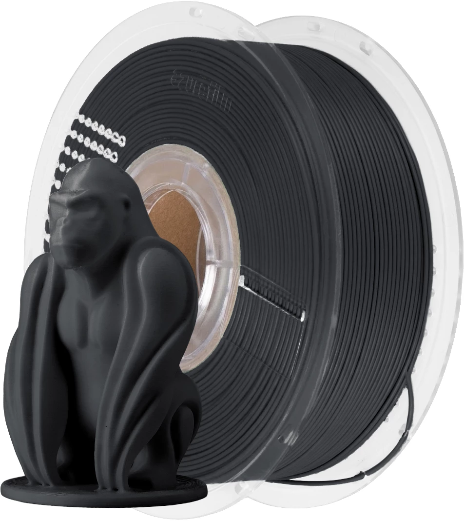 AzureFilm  PLA Schwarz, 1,75 mm / 1000 g (1 kg)    Hochwertiger Druck mit guten mechanischen Eigenschaften
