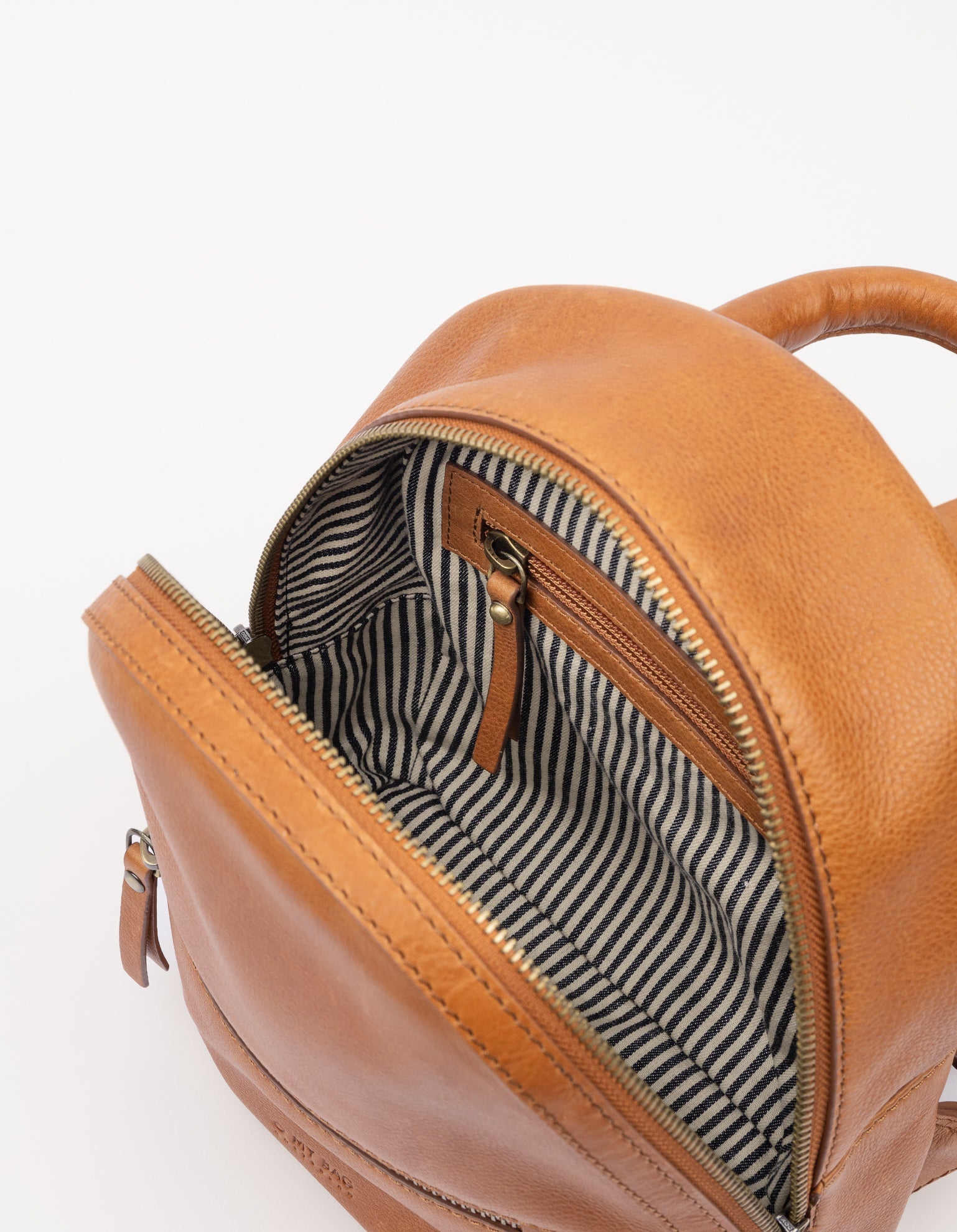 Ivy Mini Backpack - Wild Oak Soft Grain Leather