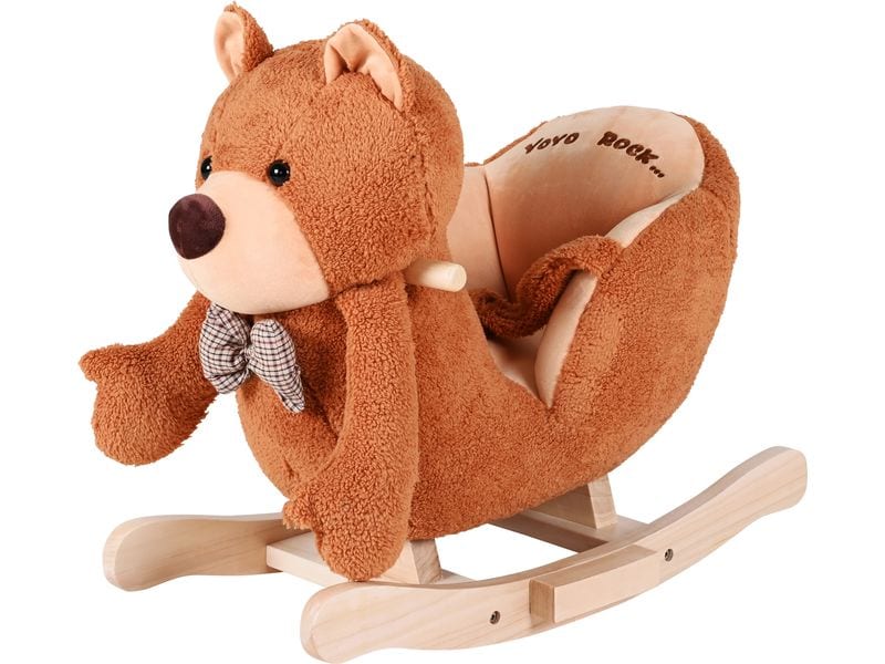Knorrtoys Schaukeltier Bär Braun Robustes Schaukelspielzeug