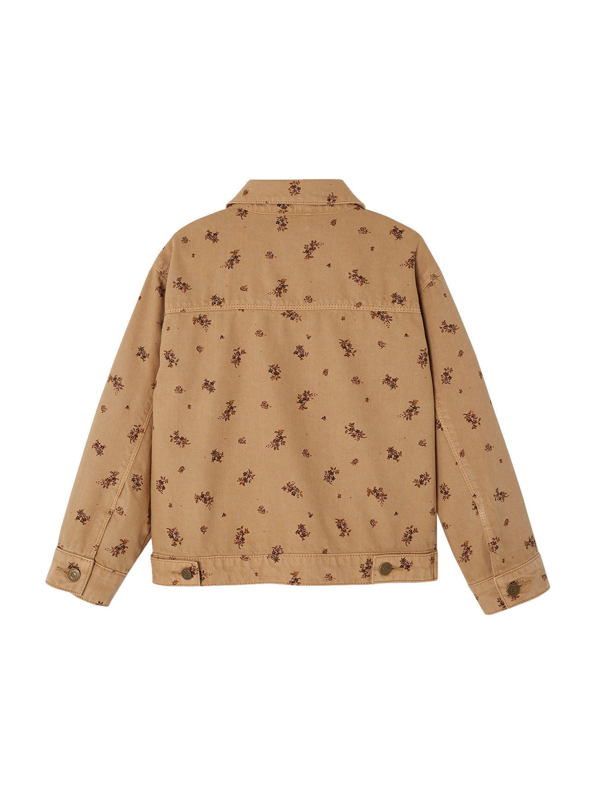 Vertbaudet Leichte Mädchen Jacke beige bedruckt