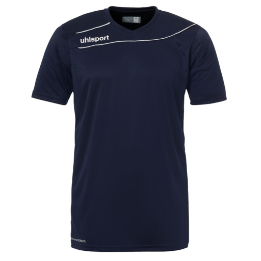 Camiseta Stream 3.0 Mc Azul Marinho/Branca Uhlsport
