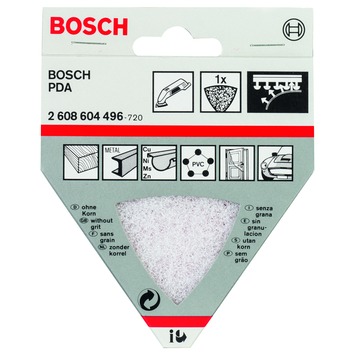 Bosch Prof reinigingsvlies zonder korrel voor delta schuurmachines 93mm