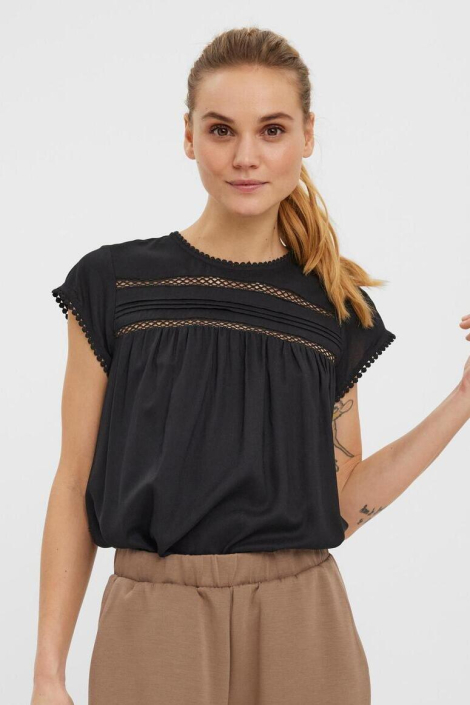 Vero Moda zwarte dames t-shirt