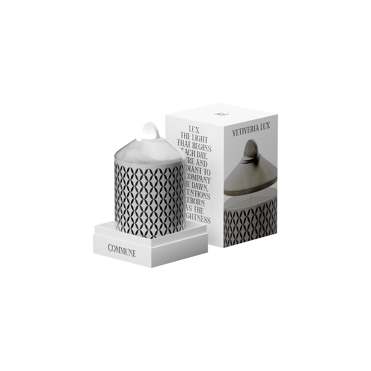 Vetiveria Lux Candle + Onyx Cover 400gr