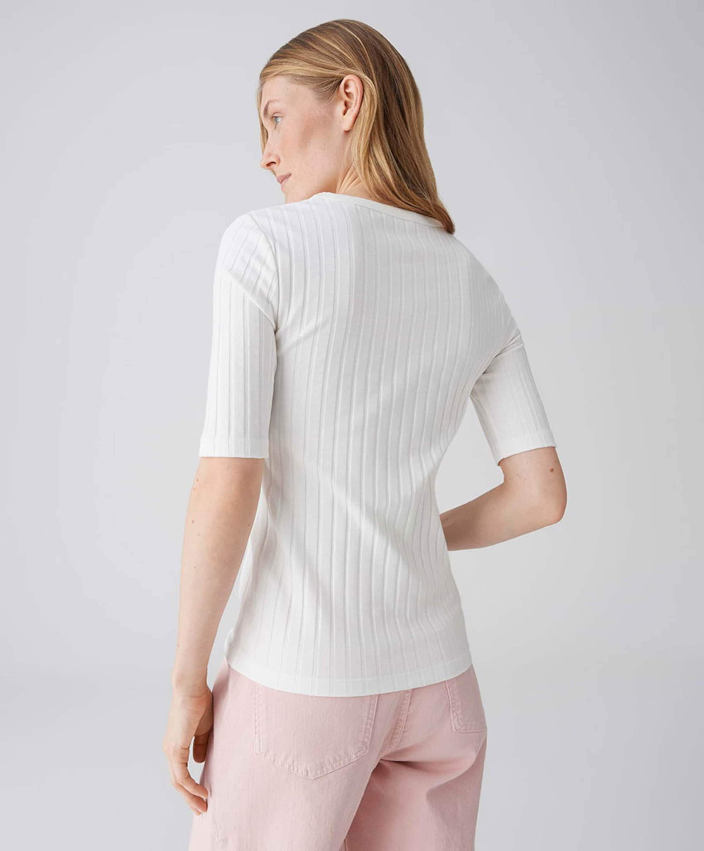 OPUS Dames T-shirt ecru