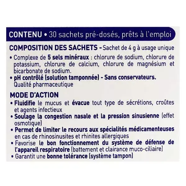 Respimer Netiflow Recharges pour Irrigation Nasale Eau de mer Lot de 3x16 sachets
