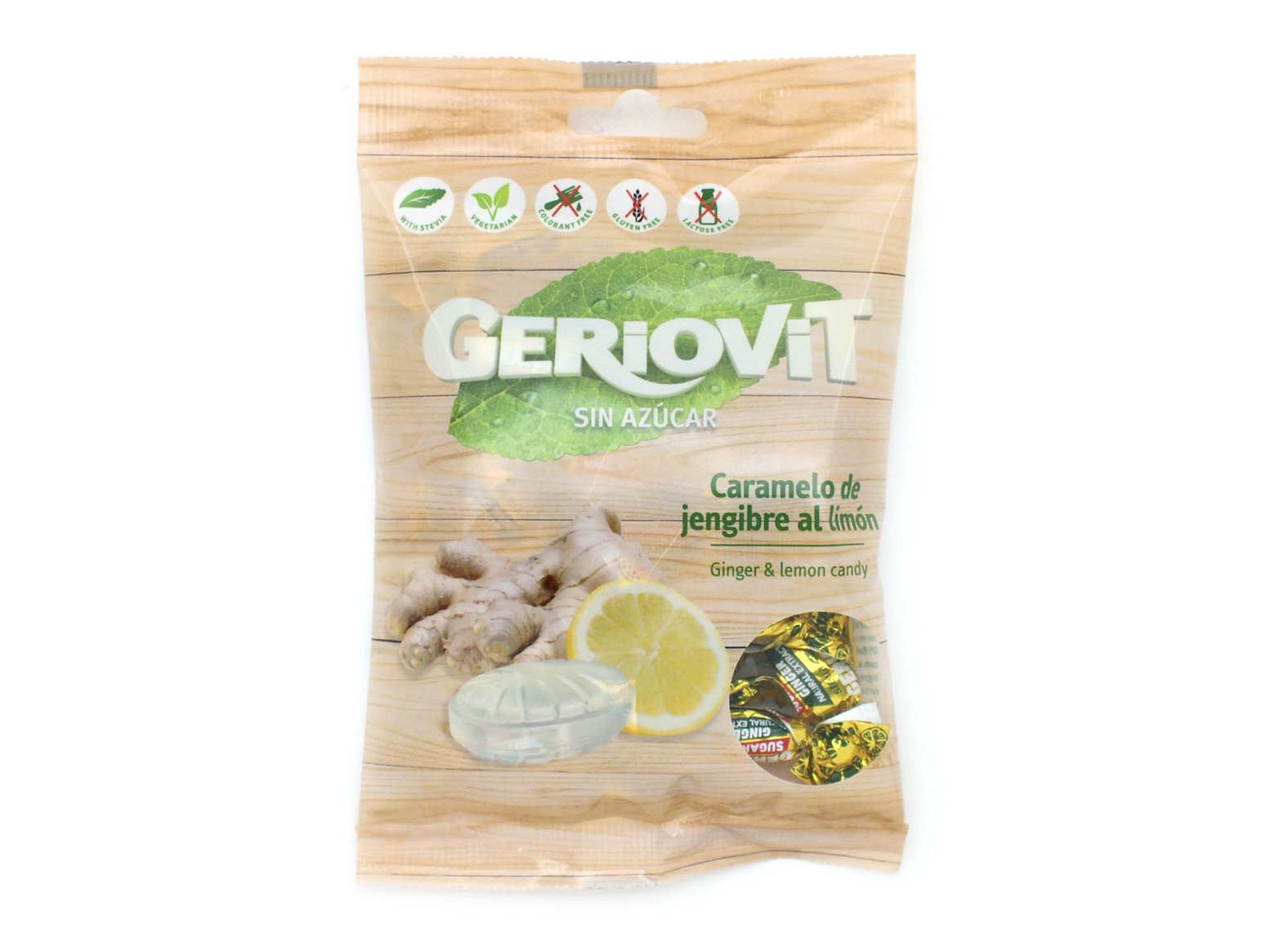 DROPS GERIOVIT SEM AÇÚCAR GENGIBRE E LIMÃO 75G