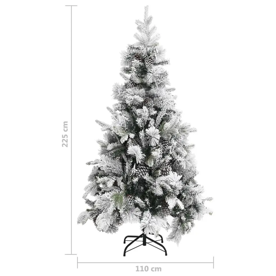 vidaXL - Kerstboom - Groen - 225 x 110 cm
