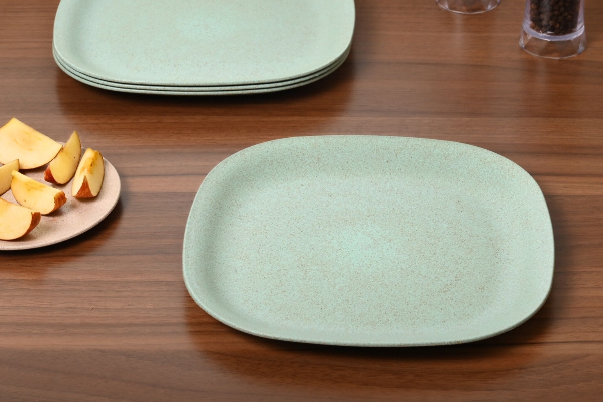 Croppie set van 4 28 cm groot dinerbord  - Celeste