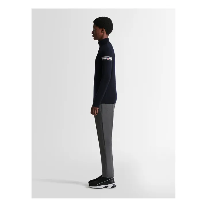Fusalp Sweat Zippé Wengen  | Bleu marine
