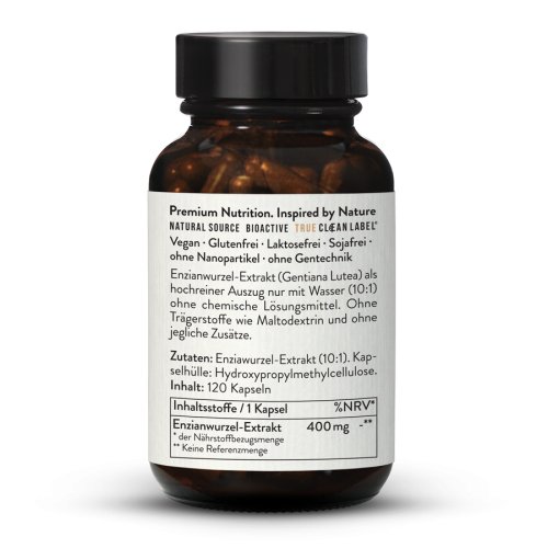 Sunday Natural Products  Enzianwurzel Extrakt Kapseln