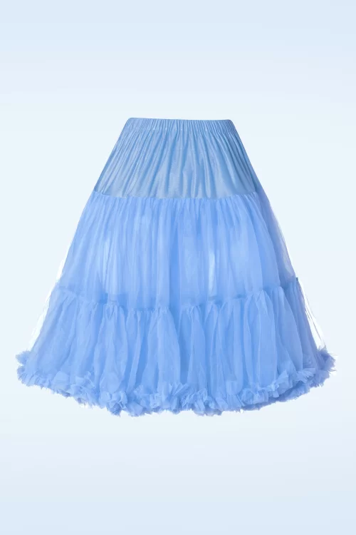Banned Retro Lola Lifeforms petticoat in korenbloem blauw
