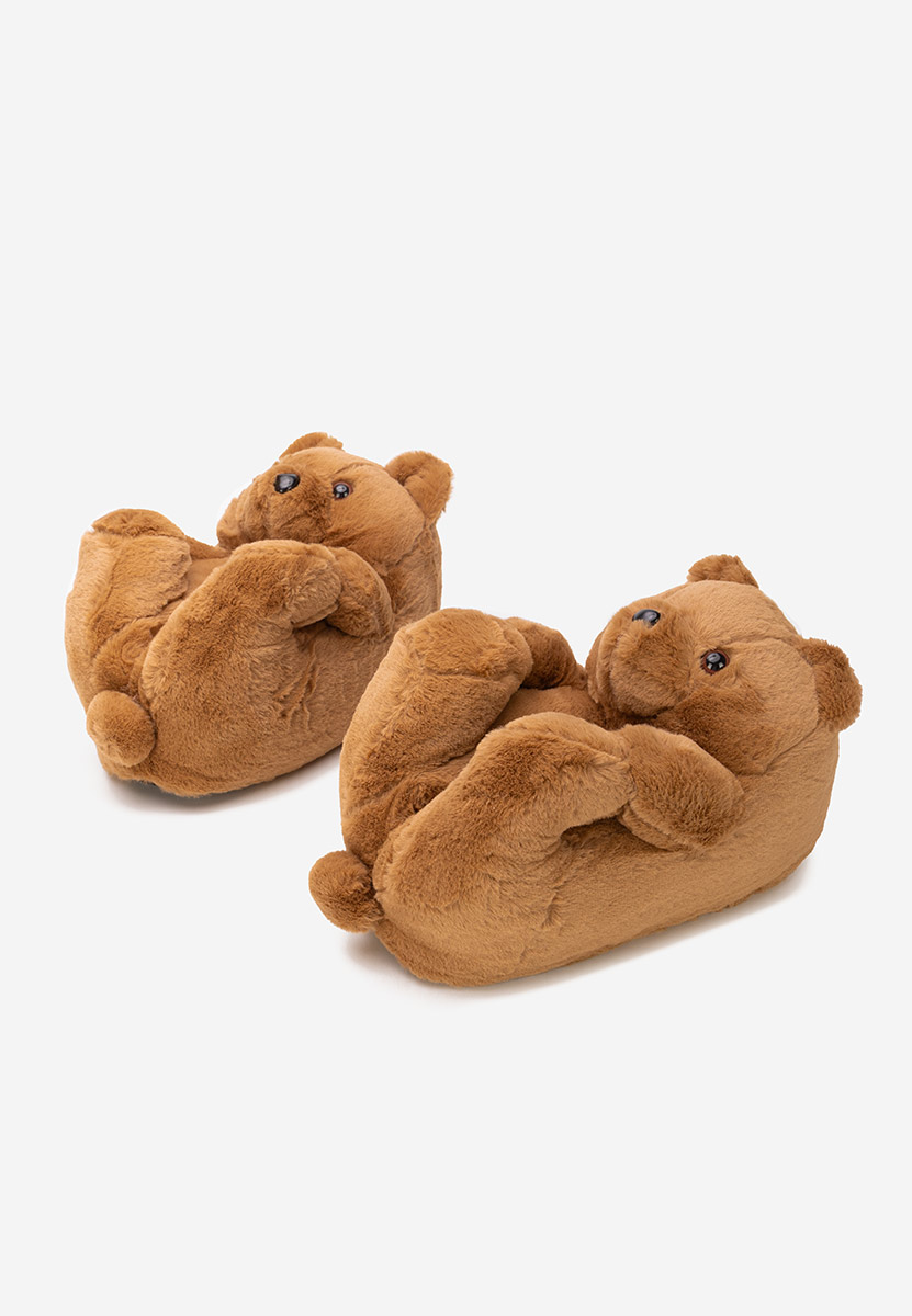 Pantoufles femme kaki Teddy