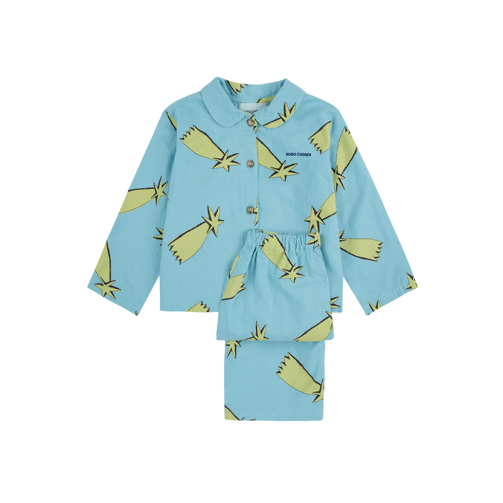Baby Pyjama Shooting Stars All Over Midnight Blue