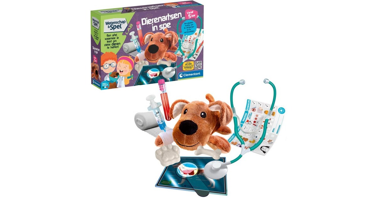 ClementoniWetenschap & spel - Dierenartsen in spe Leerspel  (Nederlands)