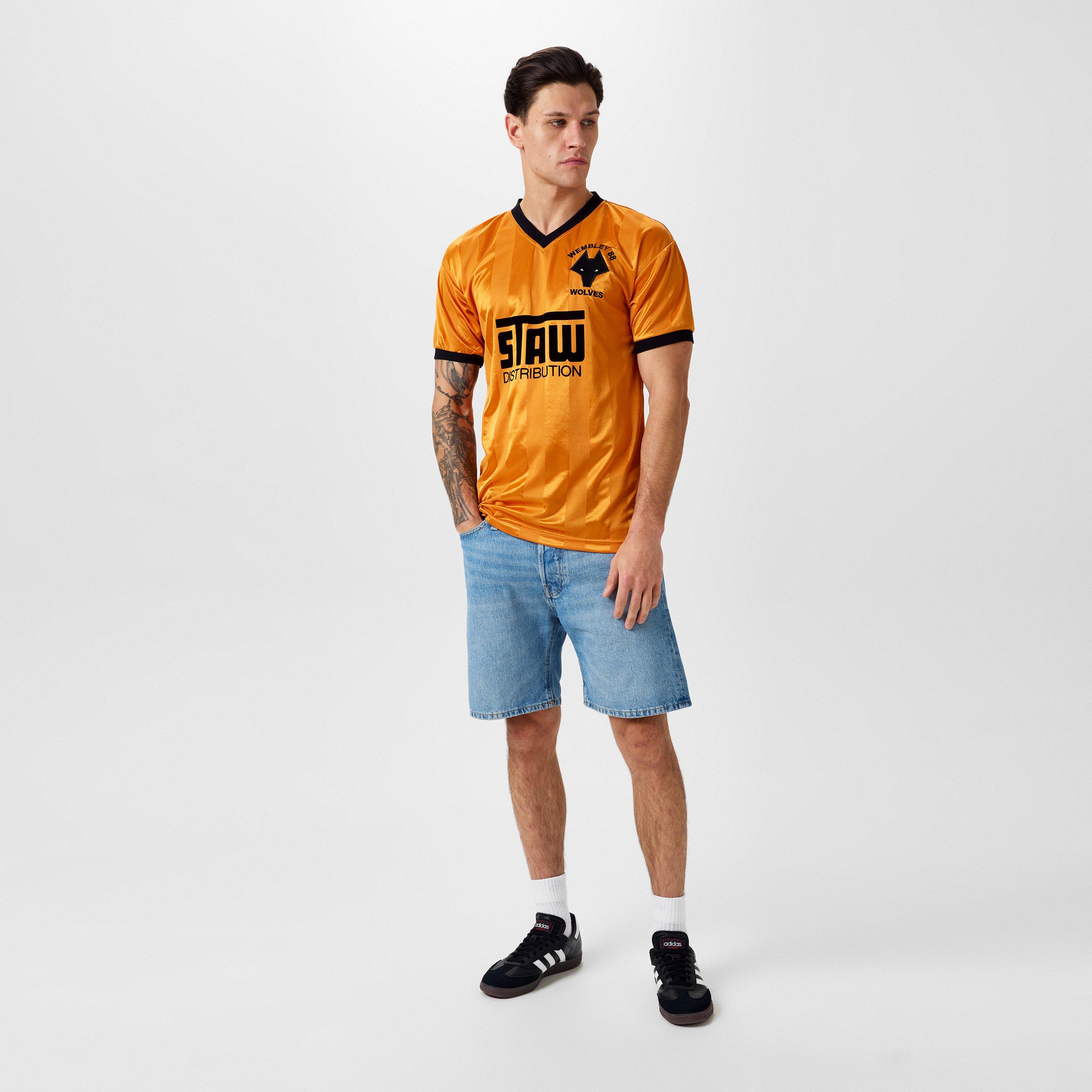 Score Draw SD Wolverhampton Wanderers88 Home Shirt Adults