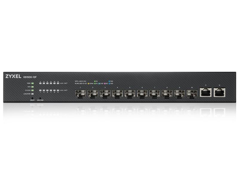 Zyxel SFP  Switch XS1930-12F 12 Port 12-port Multi-Gigabit Smart Managed Switch