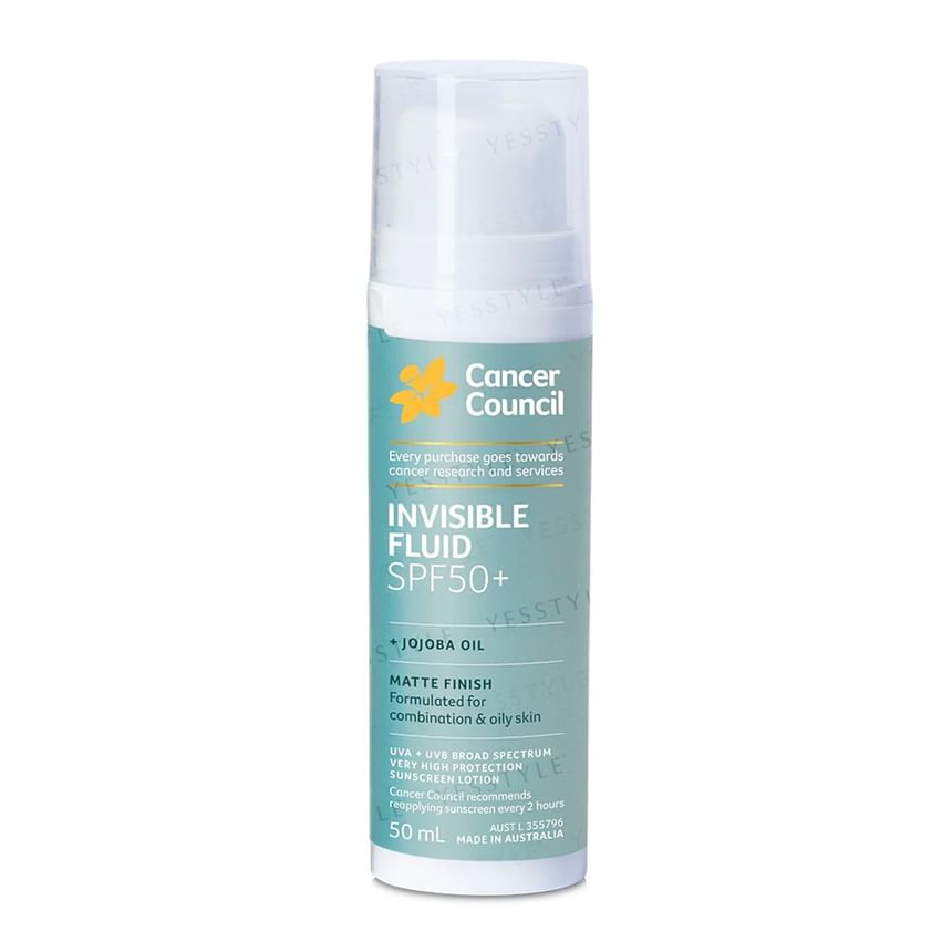Kankerraad - Onzichtbare vloeistof SPF 50+