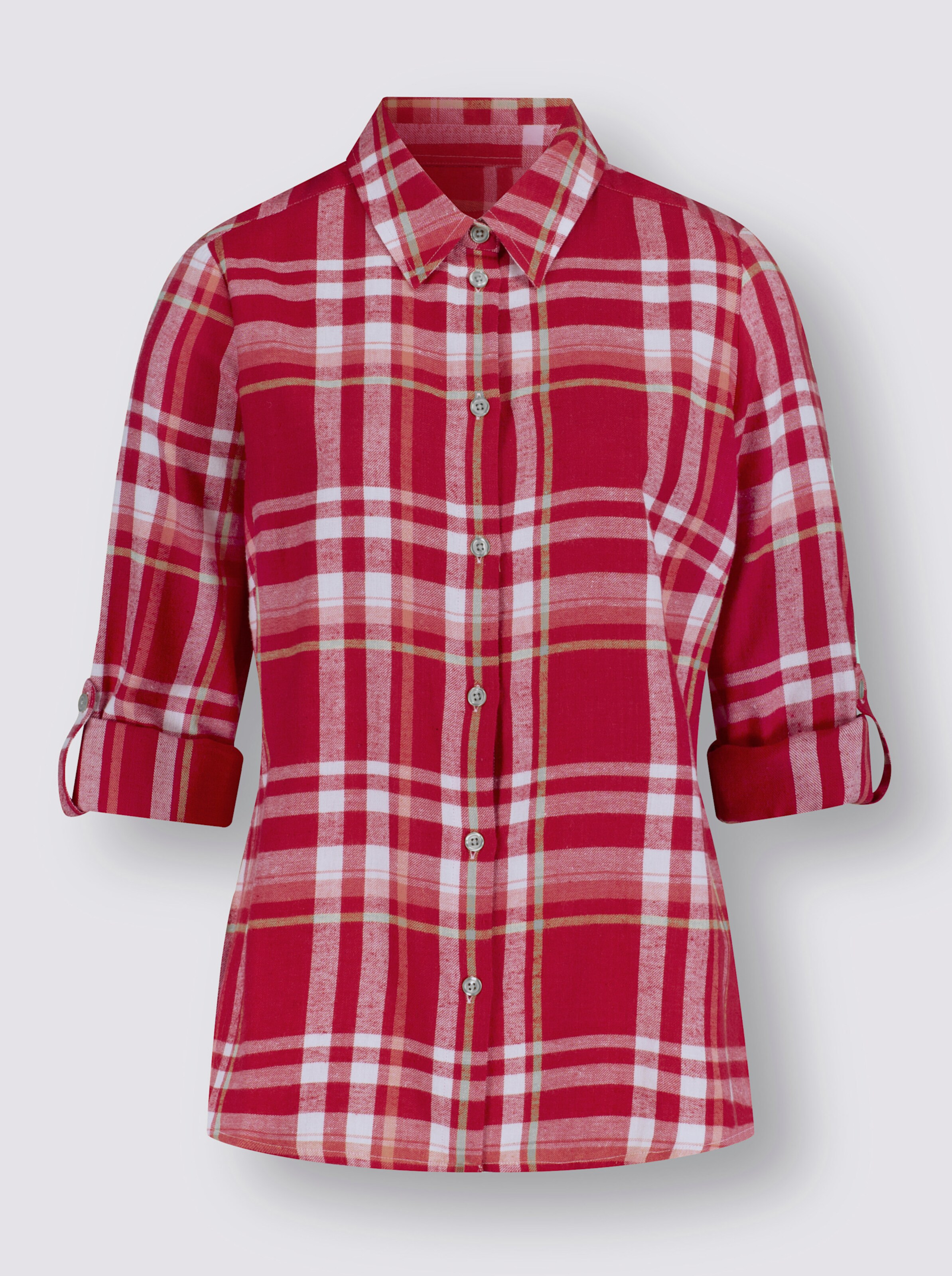 Flanellbluse