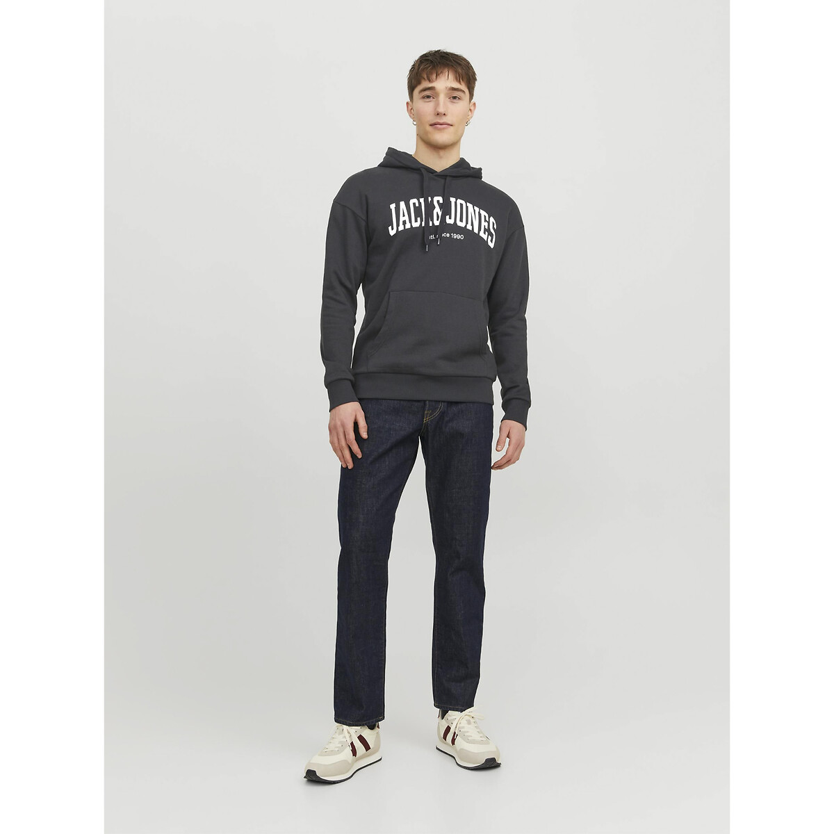 JACK & JONES<br>Moletom com capuz e logotipo
