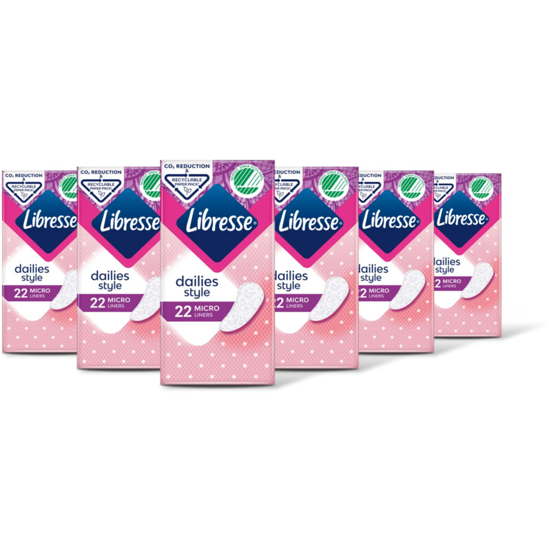Libresse Dailies style micro inlegkruisjes 6-pack