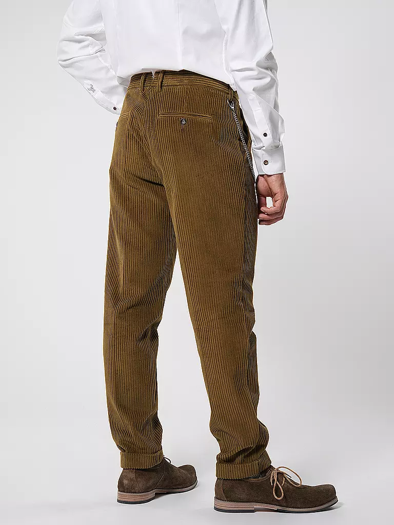 LUIS TRENKER Hose Regular Fit LUBRUNEU  olive