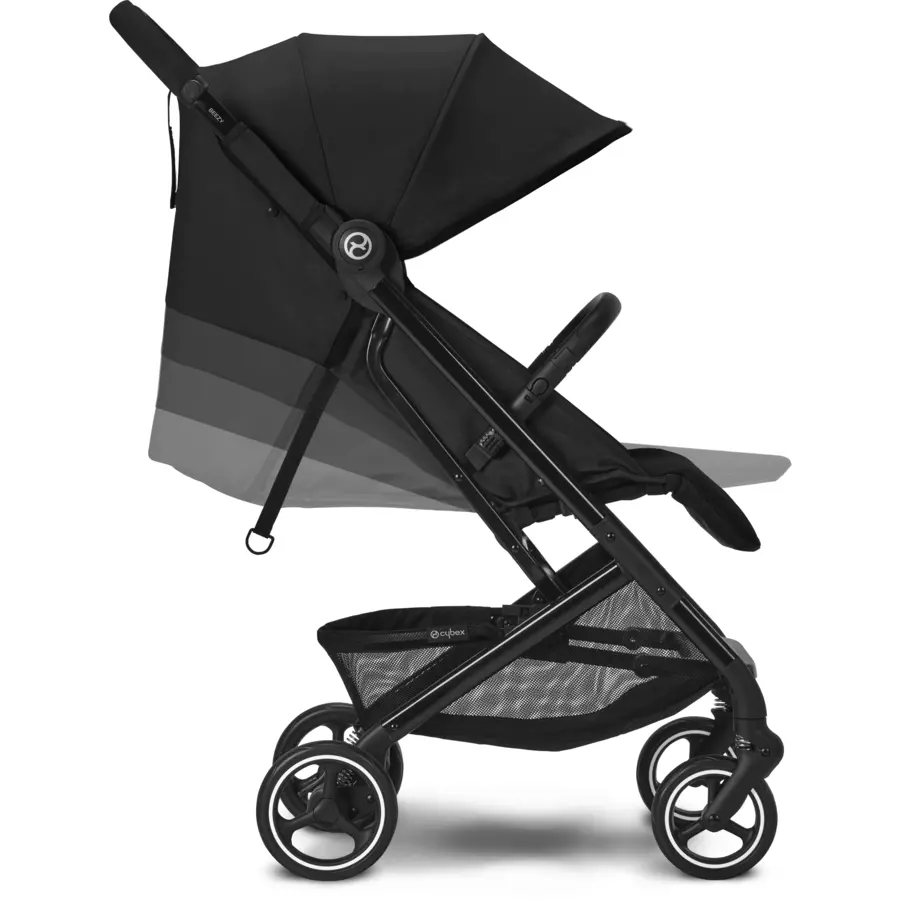 cybex GOLD Buggy Beezy 2 Moon Black inklusive Babyschale Cloud G i-Size Moon Black und Adapter