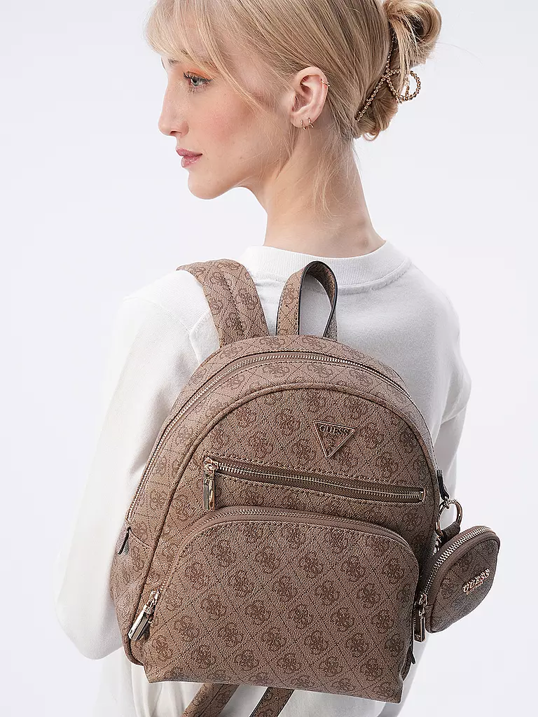 GUESS Rucksack POWER PLAY beige
