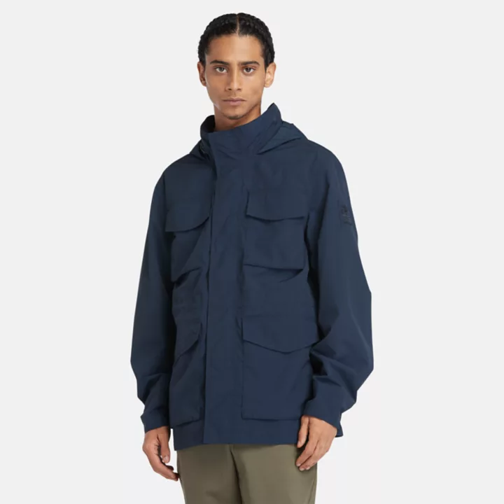 Veste militaire résistante à l'eau pour homme en bleu marine