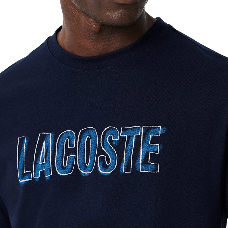 Tee-shirt Lacoste Sport Ultra Dry bleu marine