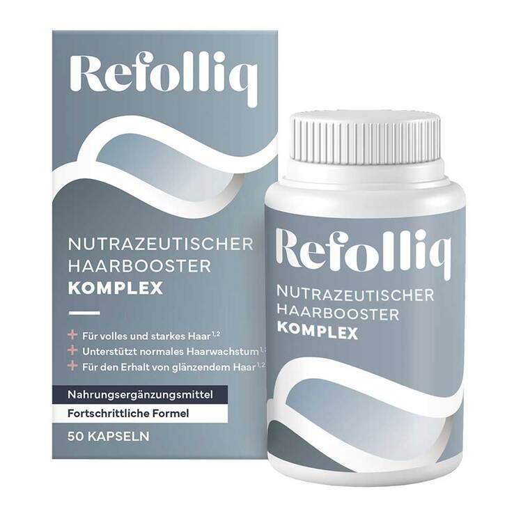 Refolliq nutrazeutischer Haarbooster Komplex Kapseln , 50 St