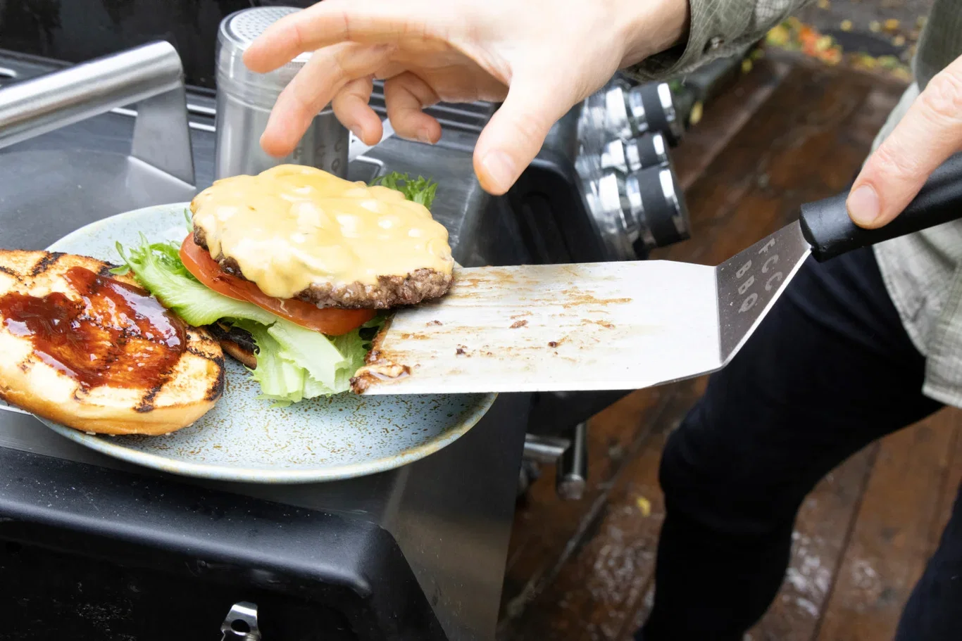 FCC BBQ Hamburgerpresse Smasher Kit