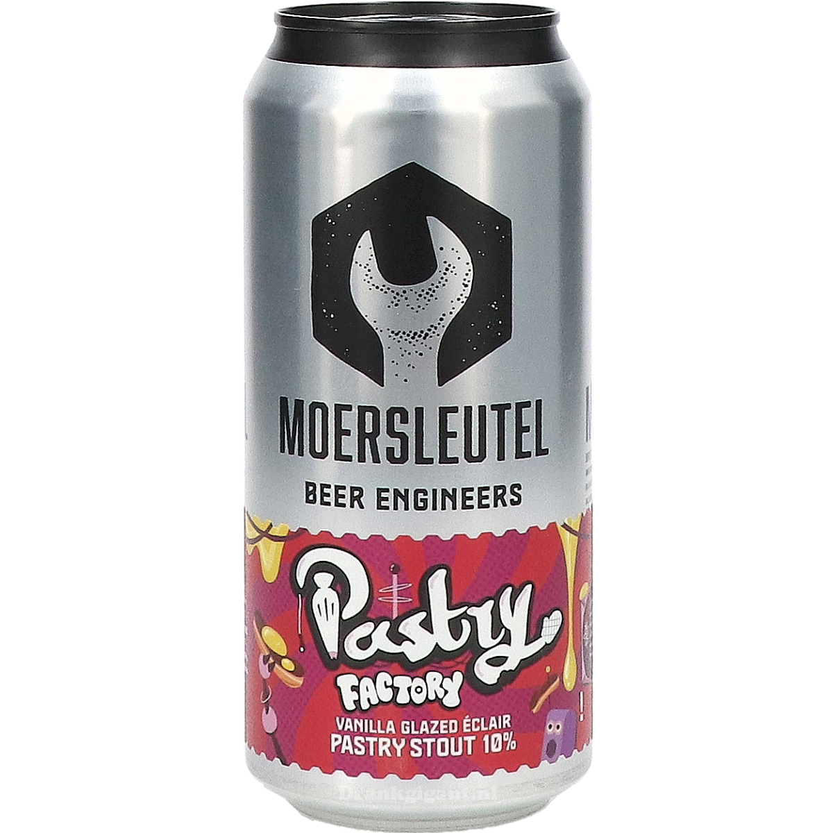 De Moersleutel Pastry Factory Vanilla Glazed Eclair Pastry Stout 44 cl