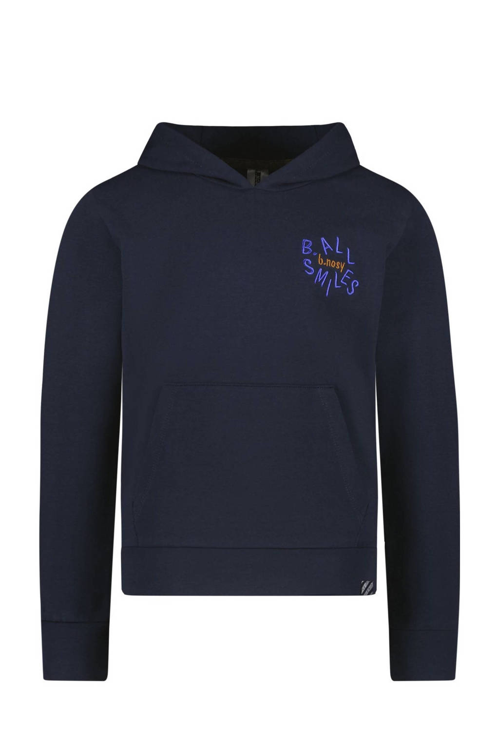 B.Nosy hoodie Sep met backprint donkerblauw