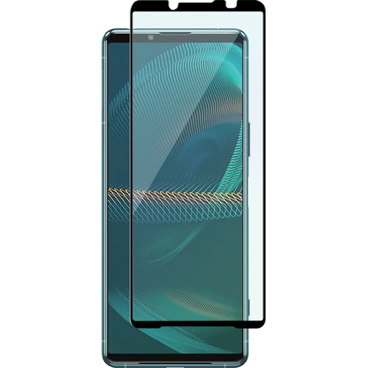 Panzer Full-Fit Sony Xperia 5 III skjermbeskytter (sort)