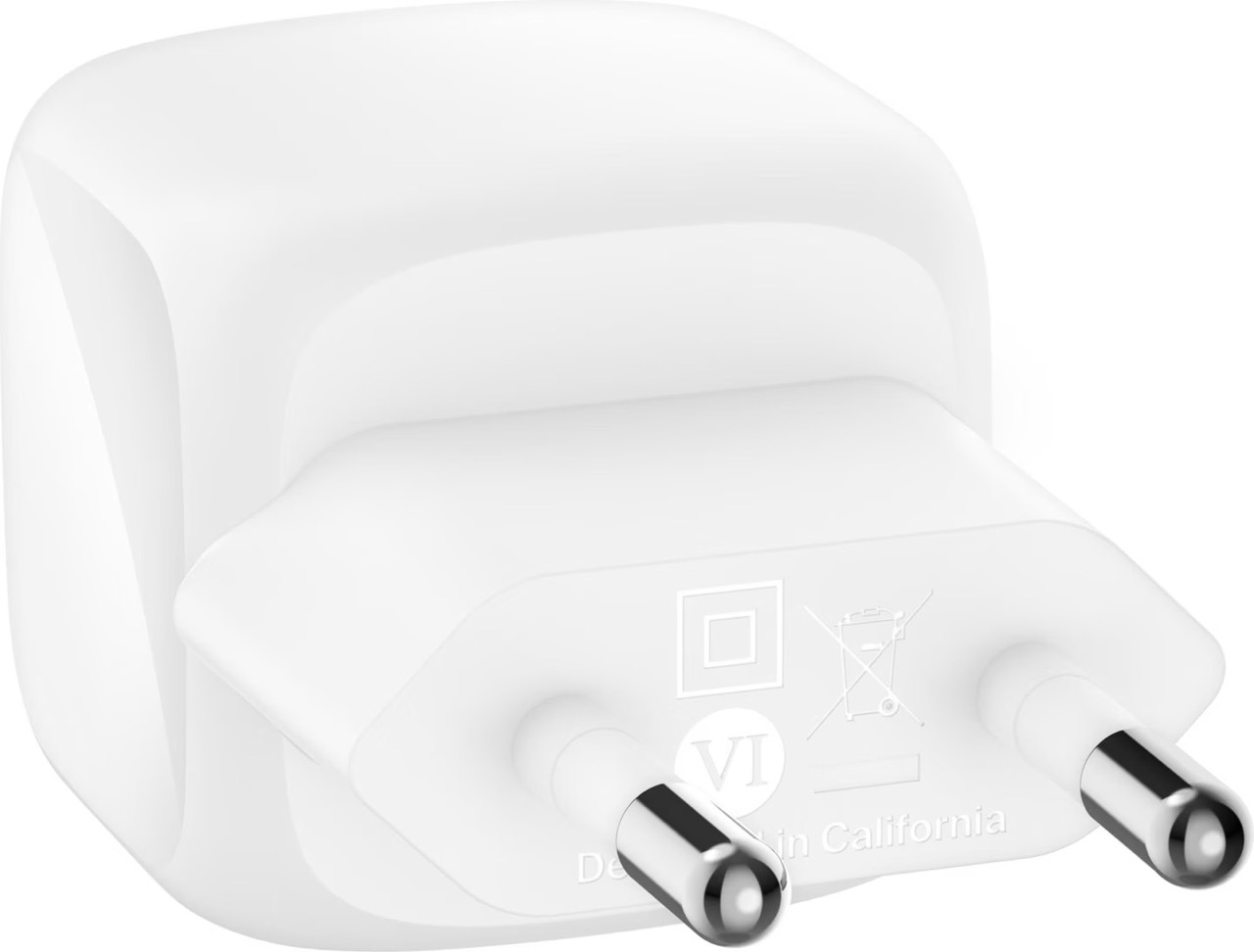 (30W) BoostCharge USB C Ladegerät Netzteil Power Delivery 3.1 Recycled   (1m) Lightning Ladekabel (WCA008kq1MWH-B5) - Weiss