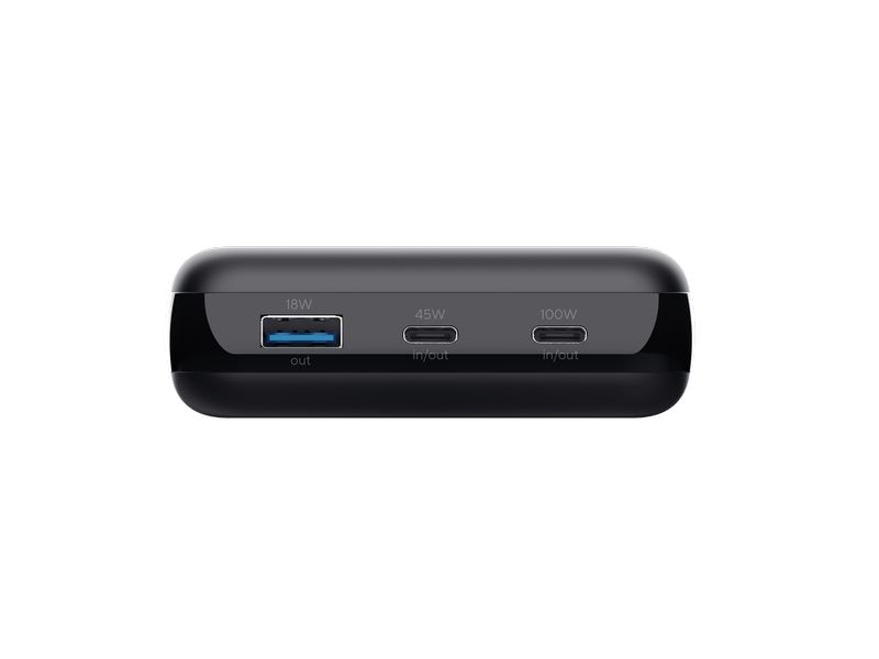 Trust Powerbank Laro 100W 10000 mAh Powerbank mit einer Kapazität von 10.000 mAh