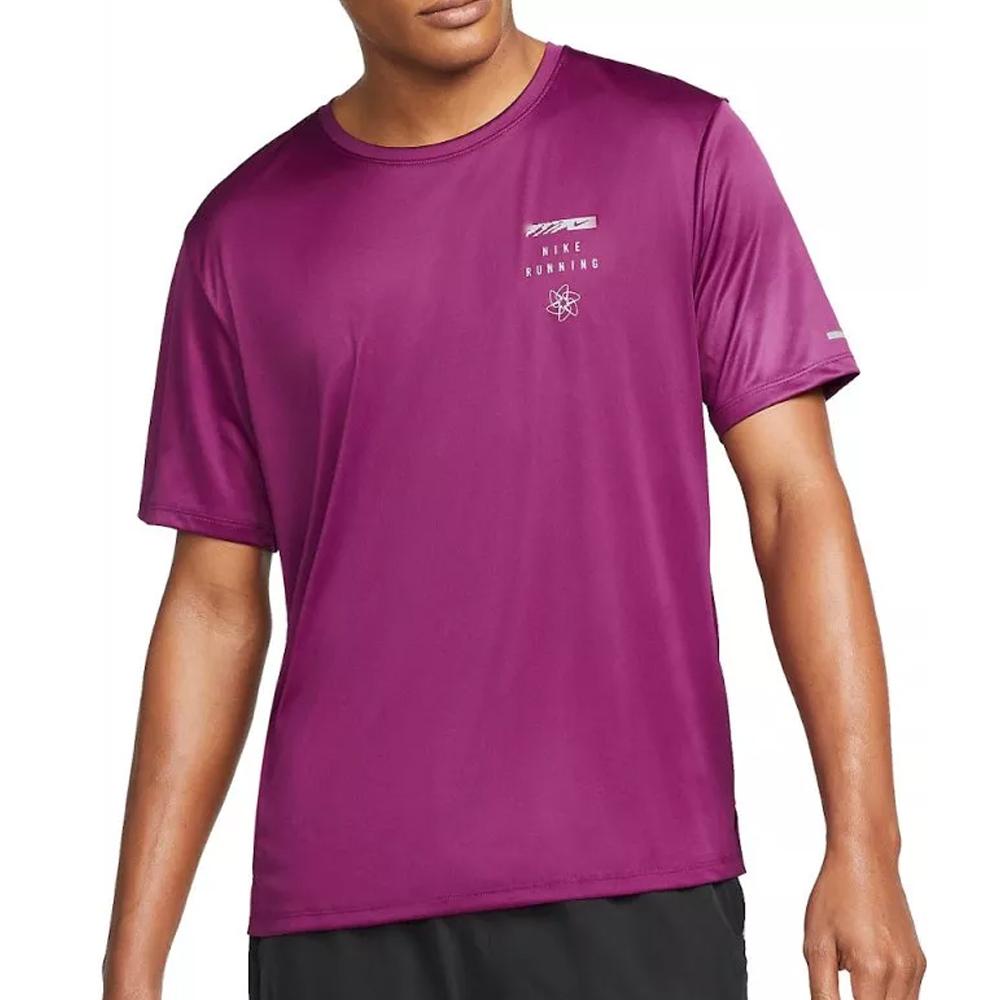Nike T-shirt Violet Homme Nike Miler
